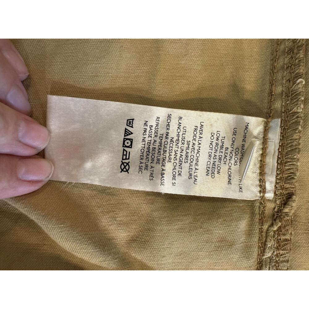 BDG Utility Button-Up Collared Jacket Beige Mens Size Large - Picture 7 of 8